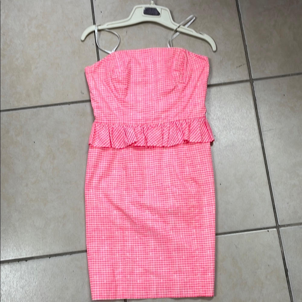 Lilly Pulitzer Pink Spaghetti Strap Sheath Dress
